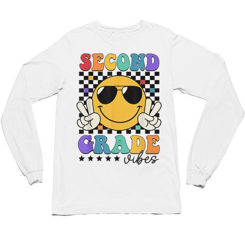 2nd Grade Teacher Shirts First Day Second Grade Shirt Girls Unisex Long Sleeve T-Shirt - teacherstshirts.com