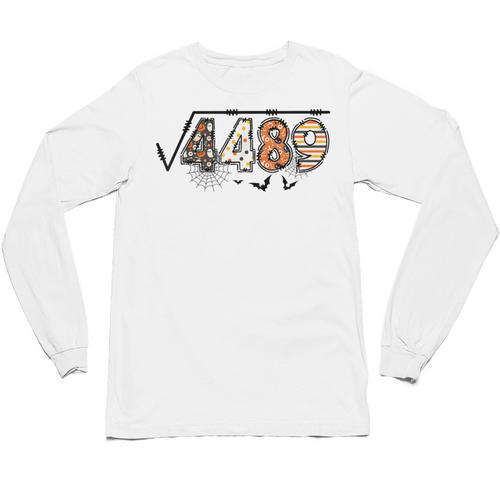 6 7 Square Root Of 4489 Slang Math Teacher Halloween Unisex Long Sleeve T-Shirt - teacherstshirts.com