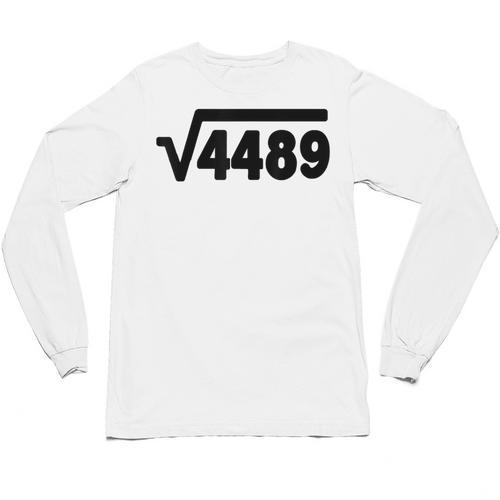 67 Meme Square Root 4489 Six Seven Slang Math Teacher Unisex Long Sleeve T-Shirt - teacherstshirts.com AU