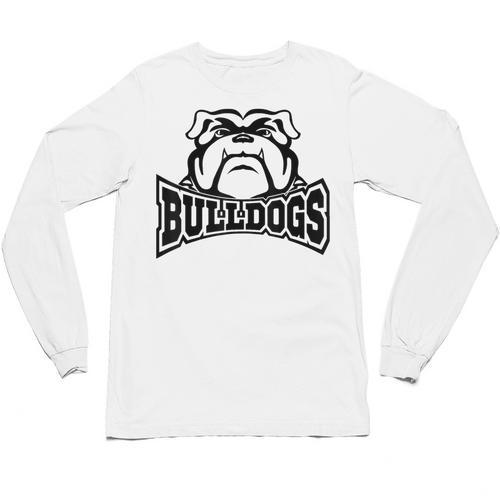 Bulldogs Teacher Student School Sports Fan Team Spirit Unisex Long Sleeve T-Shirt - teacherstshirts.com DE