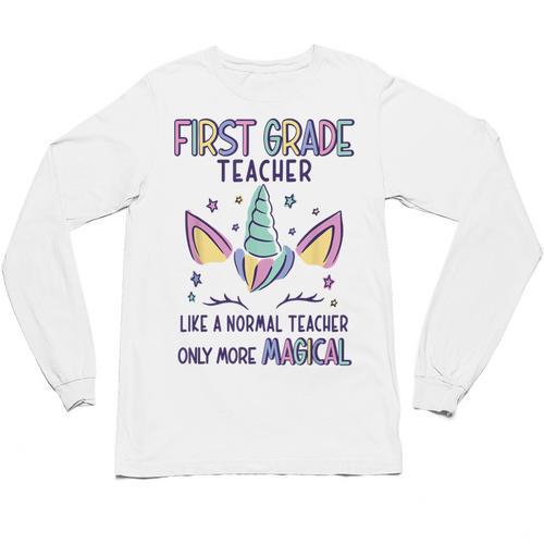 First Grade Teacher Definition Unisex Long Sleeve T-Shirt - teacherstshirts.com