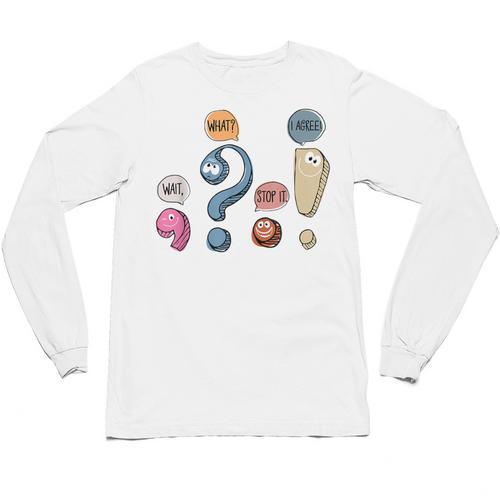 Grammar Teacher Punctuation For English Teacher Men Women Unisex Long Sleeve T-Shirt - teacherstshirts.com CA