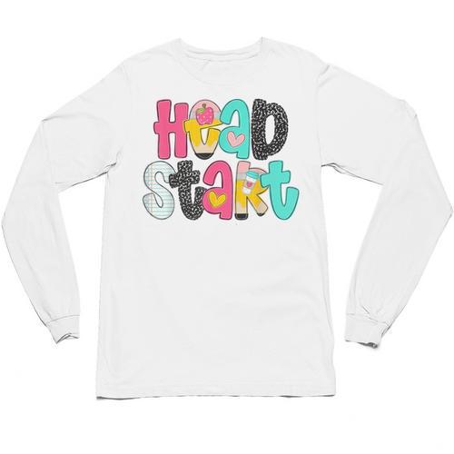Head Start Team Homeschool Teacher Headstart Back To School Unisex Long Sleeve T-Shirt - teacherstshirts.com UK