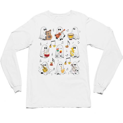 It's A Bootiful Day To Make Music Ghost Teacher Unisex Long Sleeve T-Shirt - teacherstshirts.com CA
