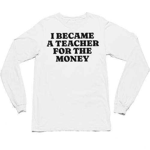 Lie Teacher Saying Humor School Class Women's Unisex Long Sleeve T-Shirt - teacherstshirts.com DE