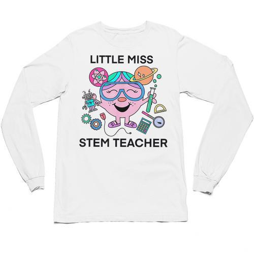 Little Miss Stem Teacher Unisex Long Sleeve T-Shirt - teacherstshirts.com AU