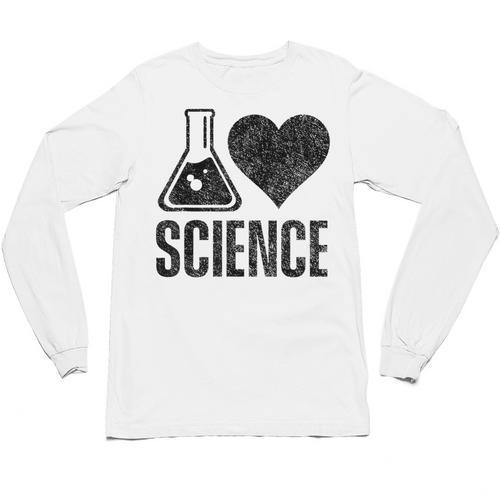 I Love Science Lover Teacher Scientist Sciences Unisex Long Sleeve T-Shirt - teacherstshirts.com AU