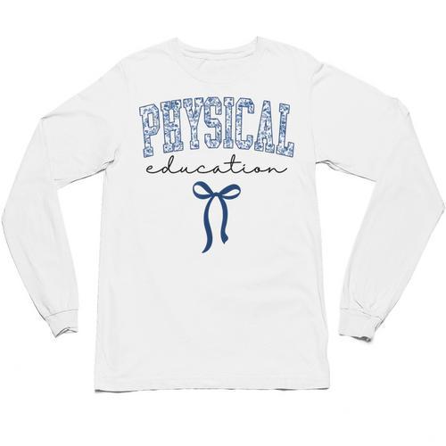 Physical Education PE Teacher PHYS Ed Student Graduation Unisex Long Sleeve T-Shirt - teacherstshirts.com