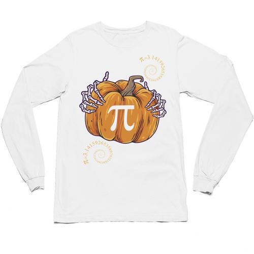 Pi Day Pumpkin Pi Math Teacher Halloween Costume Unisex Long Sleeve T-Shirt - teacherstshirts.com AU