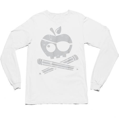 Pirate Teacher Unisex Long Sleeve T-Shirt - teacherstshirts.com