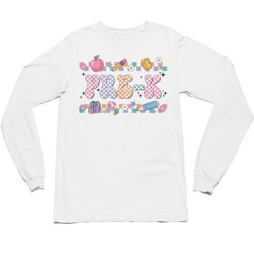 Pre-K Back To School Teachers Kids 1st Day Of School Unisex Long Sleeve T-Shirt - teacherstshirts.com UK