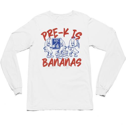Pre-K Is Bananas Teacher Back To School Chaos Coordinator Unisex Long Sleeve T-Shirt - teacherstshirts.com UK