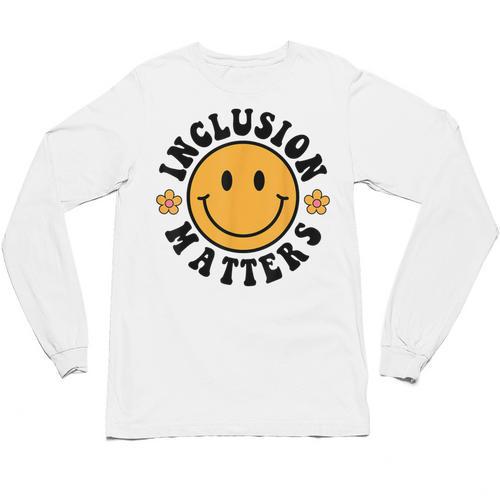 Special Education Teacher Autism Awareness Inclusion Matters Unisex Long Sleeve T-Shirt - teacherstshirts.com UK