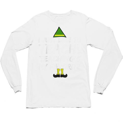 Teacher Christmas Teaching Is My Favorite Unisex Long Sleeve T-Shirt - teacherstshirts.com AU