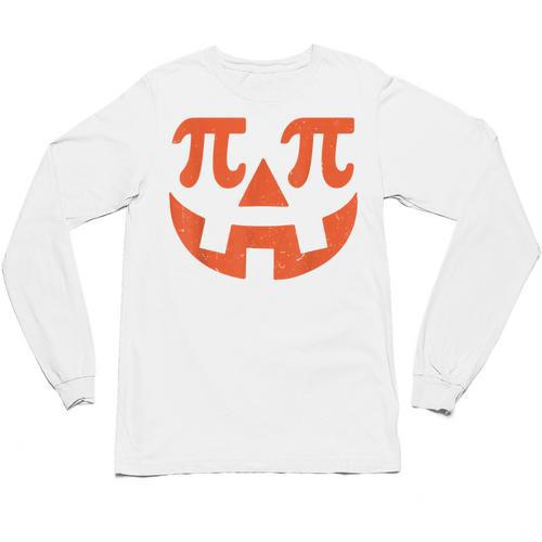 Thanksgiving Math Teacher Pumpkin Pi Pie Math Costume Unisex Long Sleeve T-Shirt - teacherstshirts.com AU