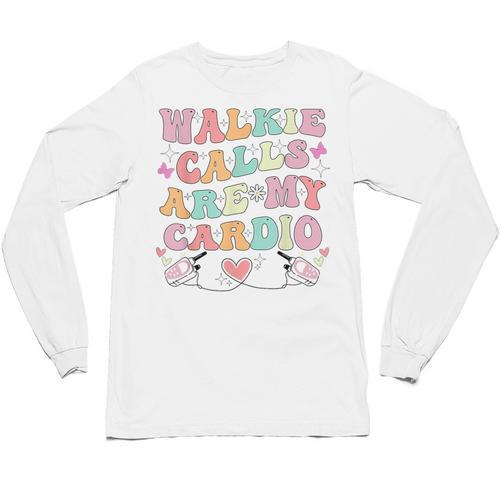 Walkie Calls Are My Cardio Special Education Teacher School Unisex Long Sleeve T-Shirt - teacherstshirts.com DE