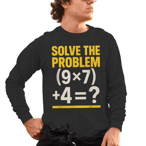 67 Meme Math Teacher School 6-7 Brain Rot Six Seven Men's Long Sleeve T-Shirt - teacherstshirts.com AU