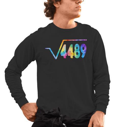 67 Meme Square Root 4489 Slang Math Teacher Tie Dye Men's Long Sleeve T-Shirt - teacherstshirts.com CA