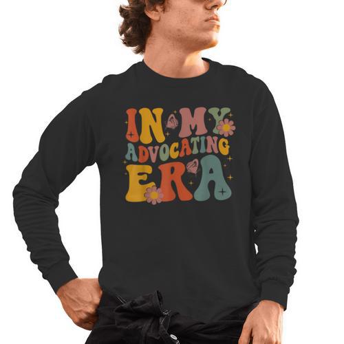 In My Advocating Era Advocate Autism Awareness Sped Teacher Men Women Kids Men's Long Sleeve T-Shirt - teacherstshirts.com DE