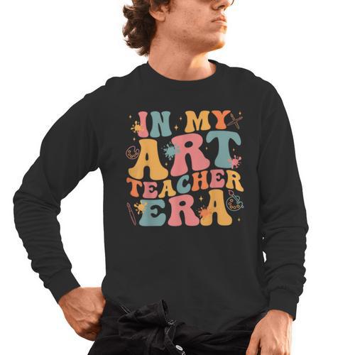 In My Art Teacher Era Artists First Day Of School Women Men's Long Sleeve T-Shirt - teacherstshirts.com