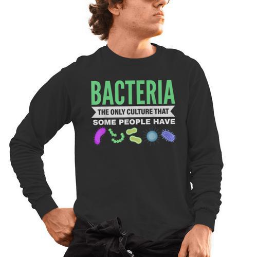 Bacteria Culture Biology Science Teacher Biologist Men's Long Sleeve T-Shirt - teacherstshirts.com UK