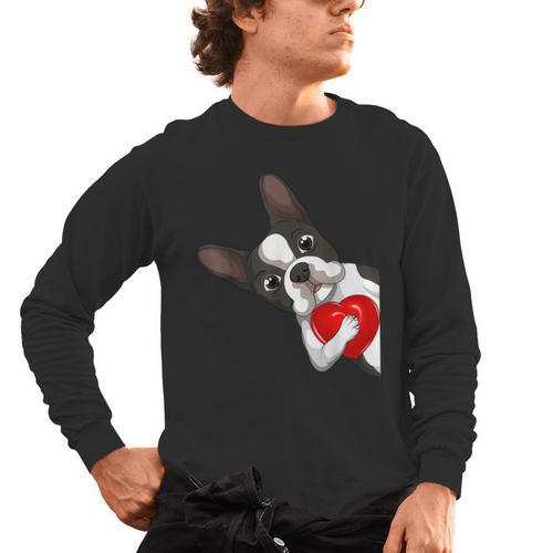 Boston Terrier Bostie Dog Kids Women Girls Men's Long Sleeve T-Shirt - Bostonterriersmerch.com