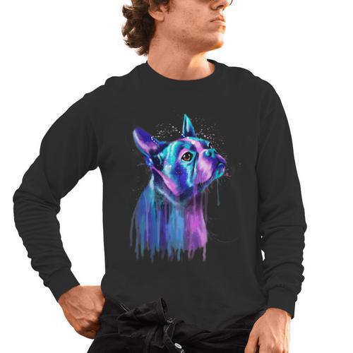 Boston Terrier Dog For a Boston Terrier Mom Men's Long Sleeve T-Shirt - Bostonterriersmerch.com