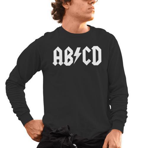 Boys Girls Teachers ABCD Rock Graphic Back To School Men's Long Sleeve T-Shirt - teacherstshirts.com DE