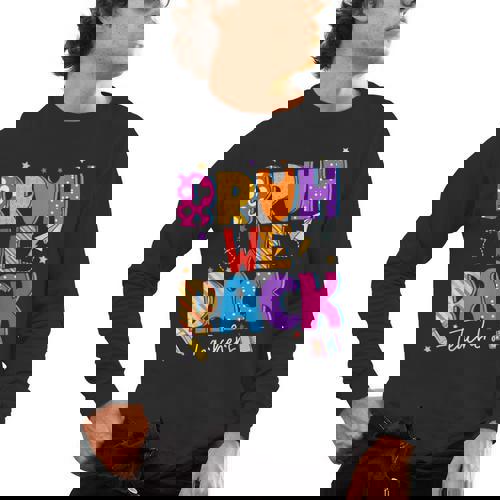 Bruh We Back Teachers First Day Back To School Teachers Men&#x27;s Long Sleeve T-Shirt - teacherstshirts.com