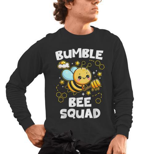 Bumble Bee Squad Honey Bumblebee Teacher Team Group Men's Long Sleeve T-Shirt - teacherstshirts.com DE