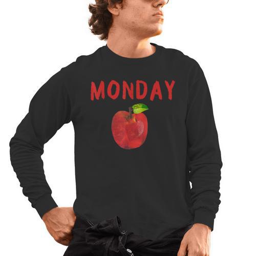 Caterpillar Friday Fruit Kindergarten Teacher Men Women Kids Men's Long Sleeve T-Shirt - teacherstshirts.com