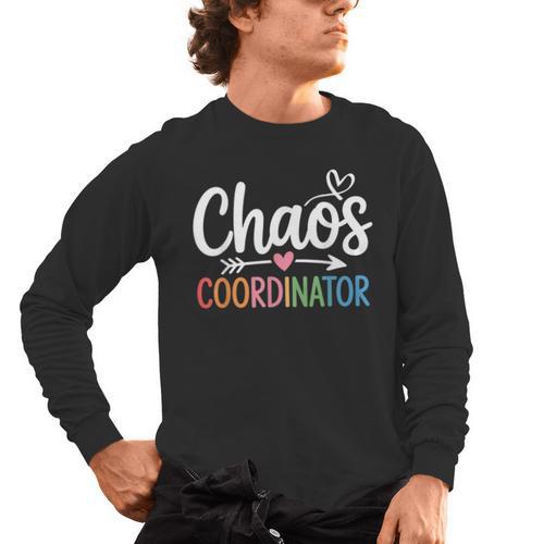 Chaos Coordinator Teacher Student Back To School 2025 Men's Long Sleeve T-Shirt - teacherstshirts.com