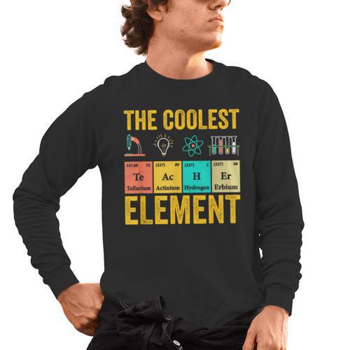 Chemistry Teacher Element Science Student Chemist Men's Long Sleeve T-Shirt - teacherstshirts.com AU