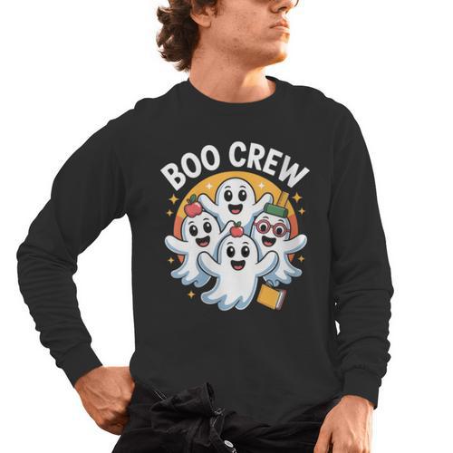 Cute Group Matching Teachers Halloween Men's Long Sleeve T-Shirt - teacherstshirts.com