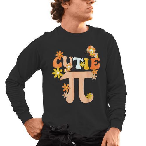 Cutie Pi Shirt Pi Day Math Girls Kids Women Toddler Teacher Men's Long Sleeve T-Shirt - teacherstshirts.com CA