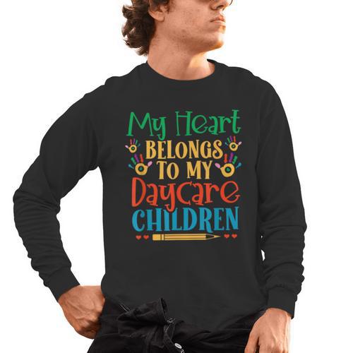 Daycare Children Childcare Provider Teacher PreK Nursery Men's Long Sleeve T-Shirt - teacherstshirts.com AU