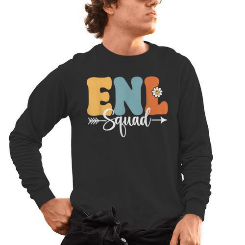 ENL Squad Back To School Teachers Students ENL Crew Men Women Girls Kids Men's Long Sleeve T-Shirt - teacherstshirts.com