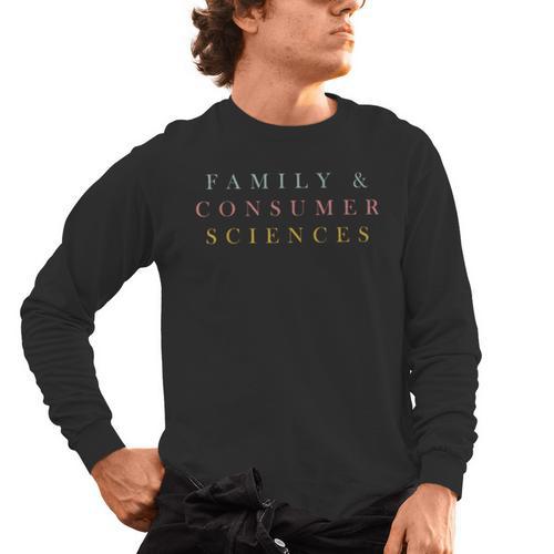 FCS Teacher Family And Consumer Sciences Minimalist Teacher Men's Long Sleeve T-Shirt - teacherstshirts.com CA