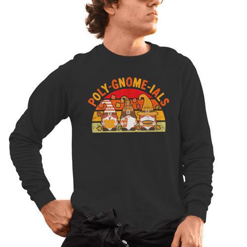 Fun Polynomial Calculus Algebra Poly-Gnome-Ials Math Teacher Men's Long Sleeve T-Shirt - teacherstshirts.com AU