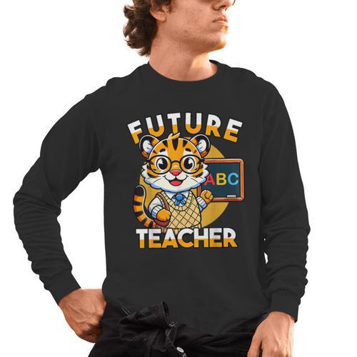 Future Teacher Graphic For Boys Inspiring Young Minds Men's Long Sleeve T-Shirt - teacherstshirts.com AU