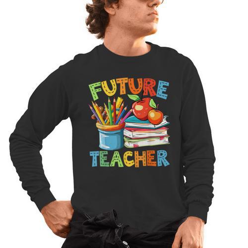 Future Teacher Costume For Kids Back To School Boy Girl Men's Long Sleeve T-Shirt - teacherstshirts.com CA