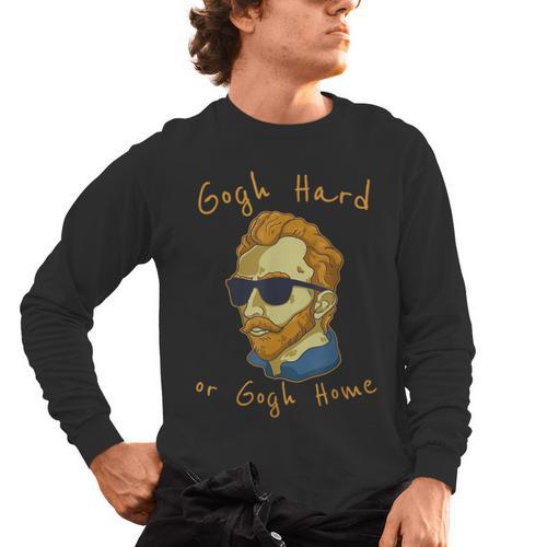 Go Hard Or Go Home Art Teacher Men's Long Sleeve T-Shirt - teacherstshirts.com CA