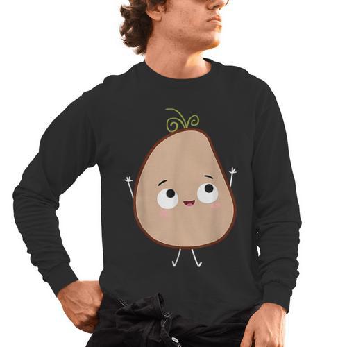 Good Egg Teacher Halloween Costume The Couch Potato Men's Long Sleeve T-Shirt - teacherstshirts.com