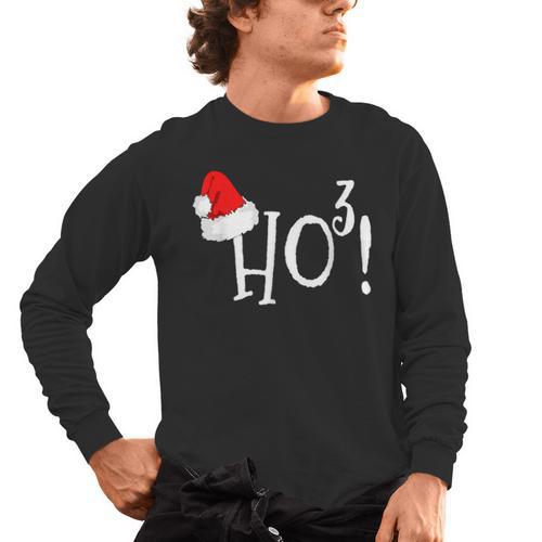 Ho Cubed Shirt Math Teacher Xmas For Men Women Kids Men's Long Sleeve T-Shirt - teacherstshirts.com