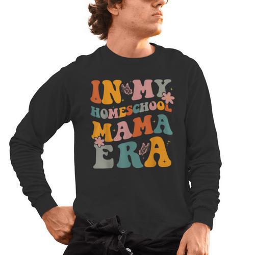 In My Homeschool Mama Era Mom Teacher Men's Long Sleeve T-Shirt - teacherstshirts.com UK