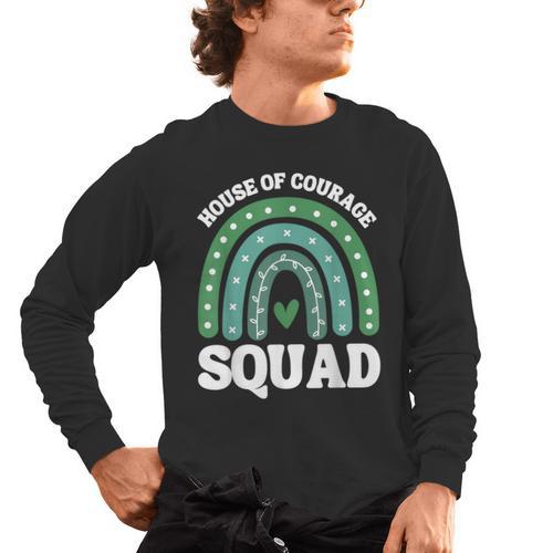 House Of Courage Squad RCA School Teacher Student Tee Men's Long Sleeve T-Shirt - teacherstshirts.com UK