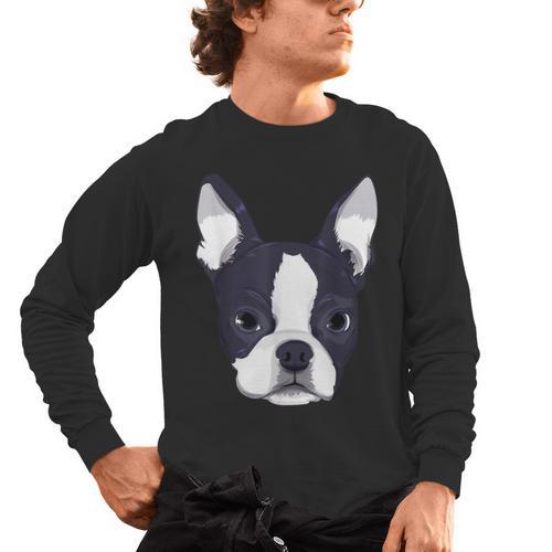 Kids Boston Terrier Dog For Women And Girls Men's Long Sleeve T-Shirt - Bostonterriersmerch.com
