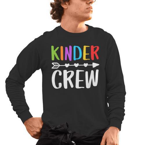 Kinder Crew Shirt Kindergarten Boy Girl Student Teacher Men's Long Sleeve T-Shirt - teacherstshirts.com AU