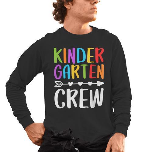 Kindergarten Crew Shirt Kinder Crew Teacher Boy Girl Men's Long Sleeve T-Shirt - teacherstshirts.com DE