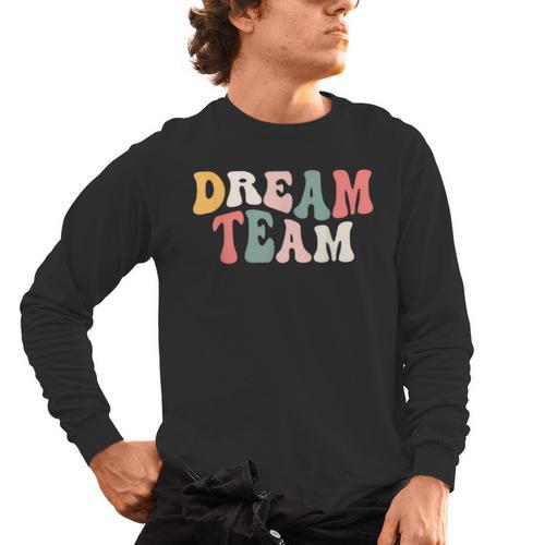 Last Day Of School Back To School Dream Team Teacher Kids Men's Long Sleeve T-Shirt - teacherstshirts.com